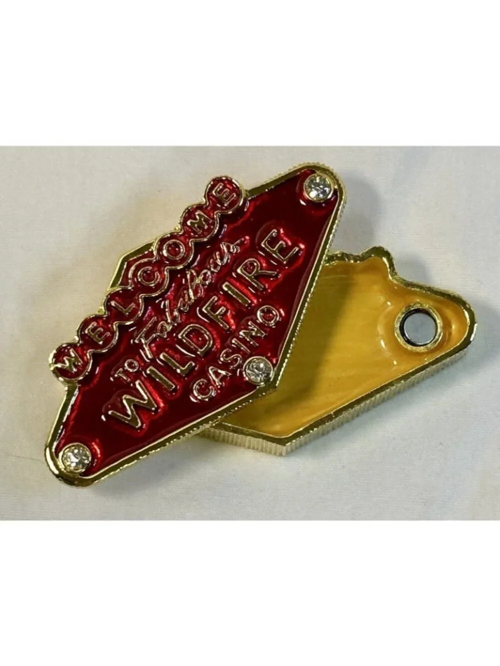 Welcome To Fabulous Wildfire Casino Artform Trinkettes Collectible Boxed Keepsak